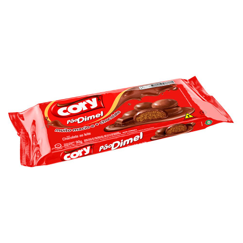 PÃO DIMEL CORY CHOCOLATE AO LEITE 90GR - CX COM 30 UN