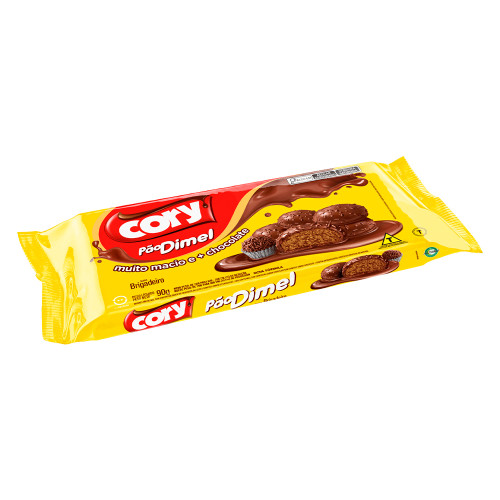 PÃO DIMEL CORY BRIGADEIRO 90GR - CX COM 30 UN