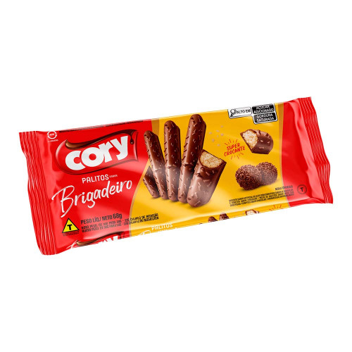 PALITOS CORY BRIGADEIRO 68GR - CX COM 30 UN