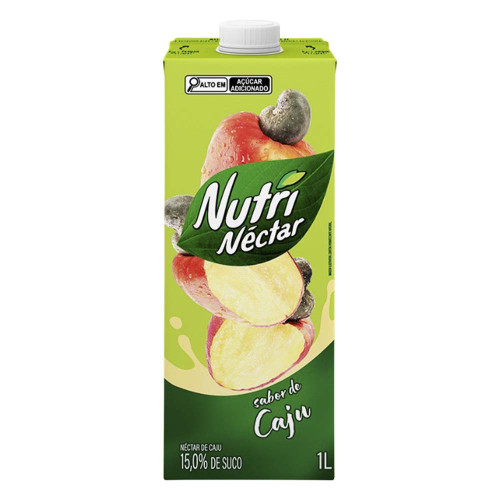 SUCO NUTRINÉCTAR 1 LITRO CAJU - CX COM 6 UN