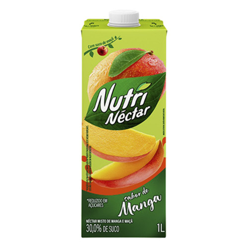 SUCO NUTRINÉCTAR 1 LITRO MANGA - CX COM 6 UN