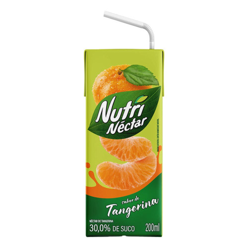 SUCO NUTRINÉCTAR 200ML TANGERINA - CX COM 27 UN