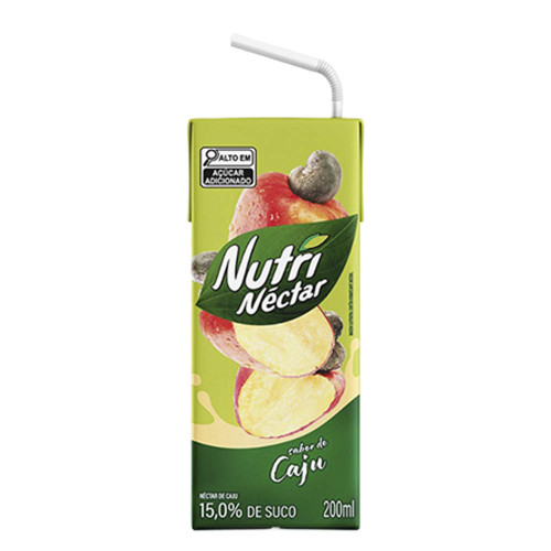 SUCO NUTRINÉCTAR 200ML CAJU - CX COM 27 UN