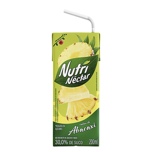 SUCO NUTRINÉCTAR 200ML ABACAXI - CX COM 27 UN