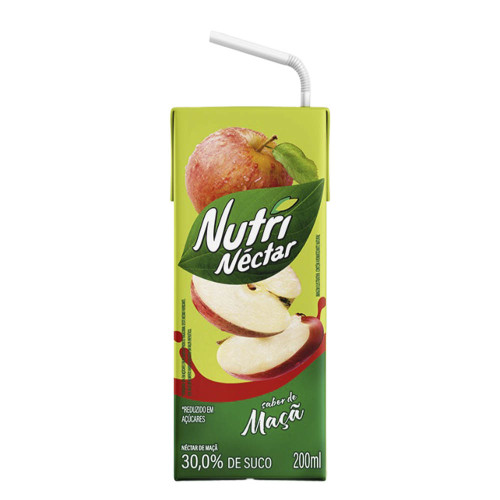 SUCO NUTRINÉCTAR 200ML MAÇÃ - CX COM 27 UN