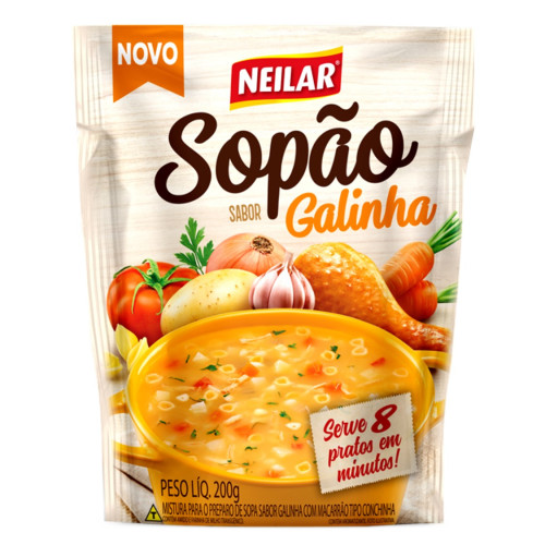 SOPÃO NEILAR 200GR GALINHA - DP COM 16 UN
