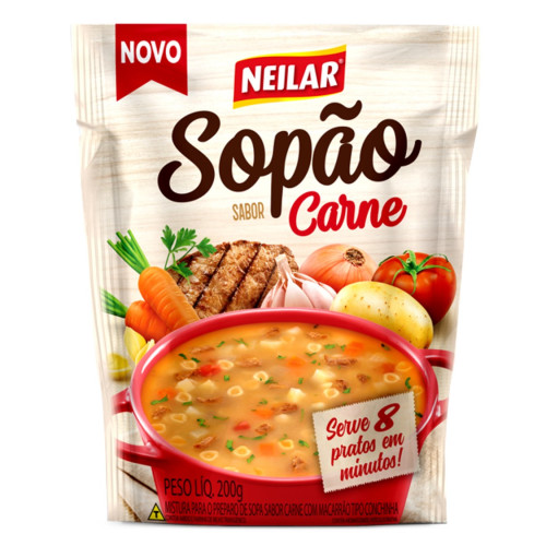 SOPÃO NEILAR 200GR CARNE - DP COM 16 UN