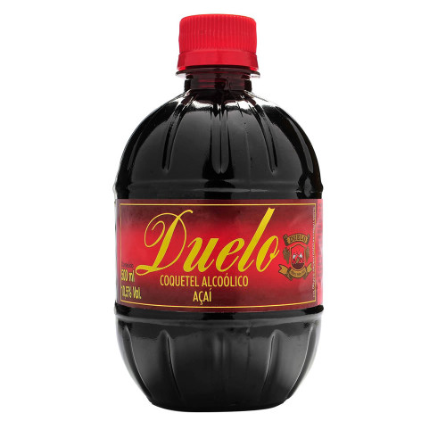 CACHAÇA DUELO 500ML AÇAÍ - CX COM 12 UN