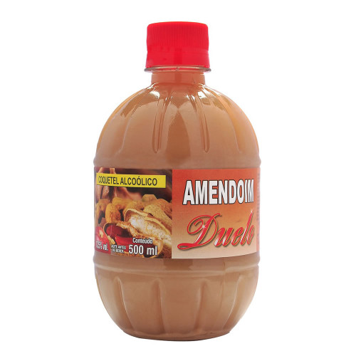 CACHAÇA DUELO 500ML AMENDOIM - CX COM 12 UN