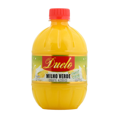 CACHAÇA DUELO 500ML MILHO CREAM - CX COM 12 UN