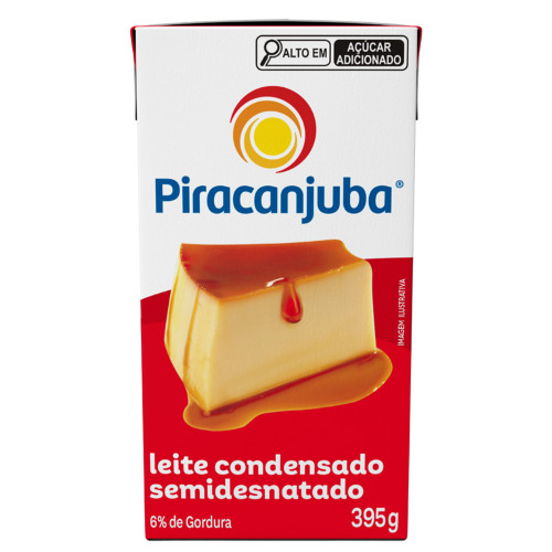 LEITE CONDENSADO PIRACANJUBA 395GR TP - CX COM 27 UN
