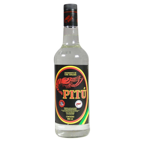 CACHAÇA PITÚ GARRAFA 965ML - CX COM 12 UN