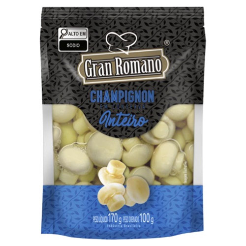 CHAMPIGNON GRAN ROMANO 100GR INTEIRO - CX COM 30 UN