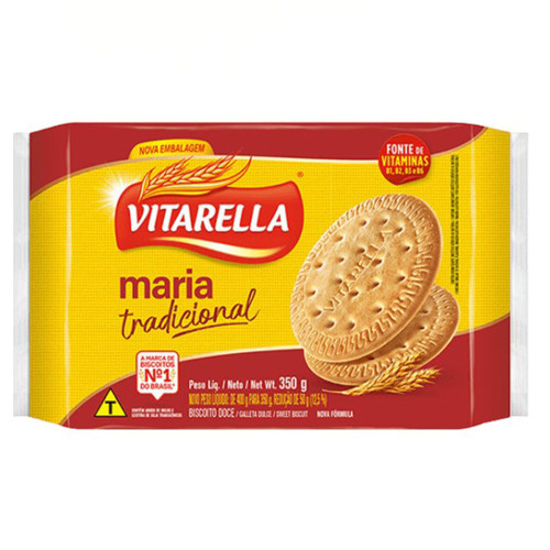 BISCOITO VITARELLA 400GR MARIA TRADICIONAL - CX COM 20 UN