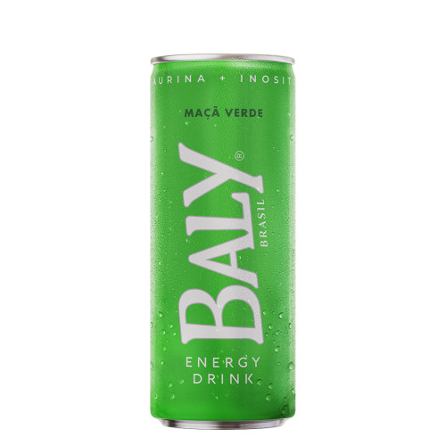 ENERGÉTICO BALY LATA 250ML MAÇÃ VERDE - FD COM 6 UN