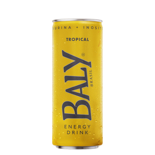 ENERGÉTICO BALY LATA 250ML TROPICAL - FD COM 6 UN