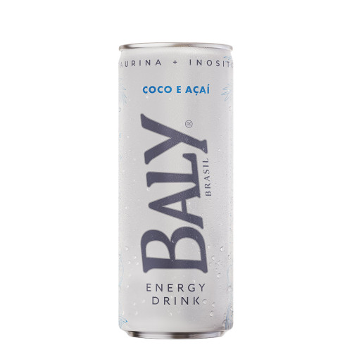 ENERGÉTICO BALY LATA 250ML COCO E AÇAÍ - FD COM 6 UN