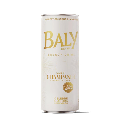 ENERGÉTICO BALY LATA 250ML CHAMPANHE - FD COM 6 UN
