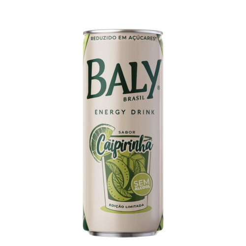 ENERGÉTICO BALY LATA 250ML CAIPIRINHA - FD COM 6 UN