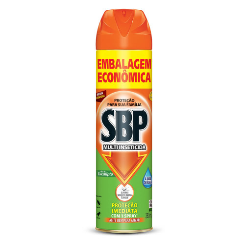 INSETICIDA AEROSOL SBP 380ML MULT - EUCALIPTO PC COM 6 UN