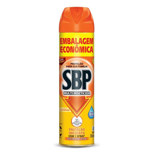 INSETICIDA AEROSOL SBP 380ML MULT - CITRONELA PC COM 6 UN