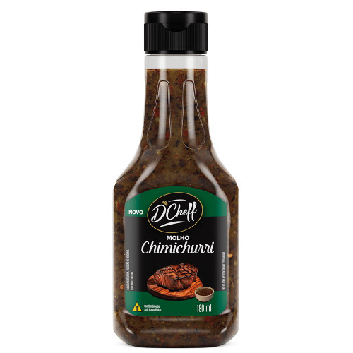 MOLHO PARA CHURRASCO KISABOR 180ML CHIMICHURRI - CX COM 12 UN