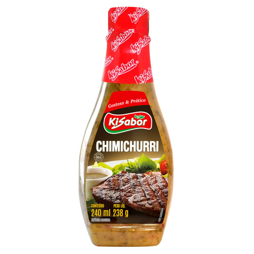 MOLHO CHIMICHURRI KISABOR 240ML - CX COM 12 UN