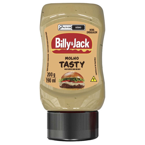 MOLHO BILLY & JACK TASTY KISABOR 200GR - CX COM 12 UN
