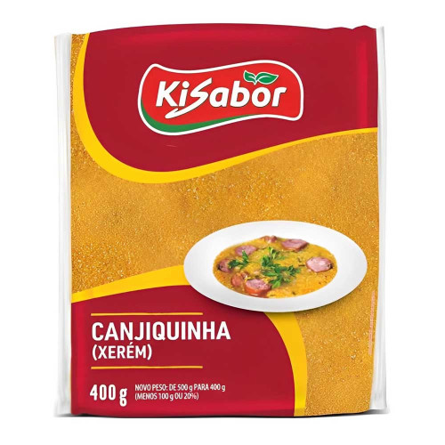 CANJIQUINHA AMARELA XERÉM KISABOR 400GR - FD COM 12 UN