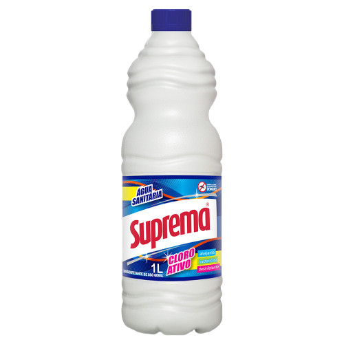 ÁGUA SANITÁRIA SUPREMA 1 LITRO - CX COM 12 UN