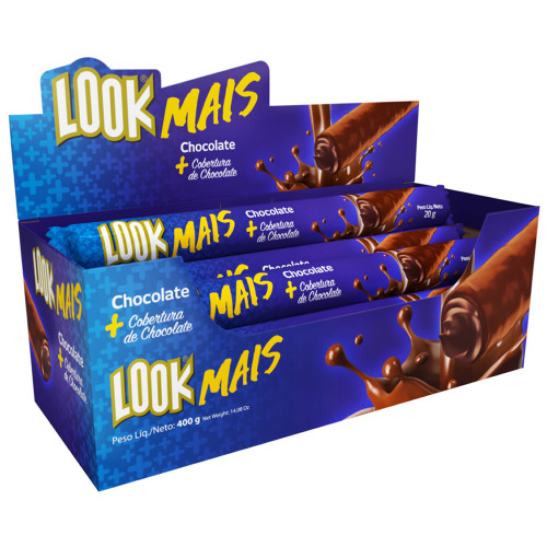 CHOCOLATE LOOK MAIS ITAMARATY 20GR CHOCOLATE - DP COM 20 UN