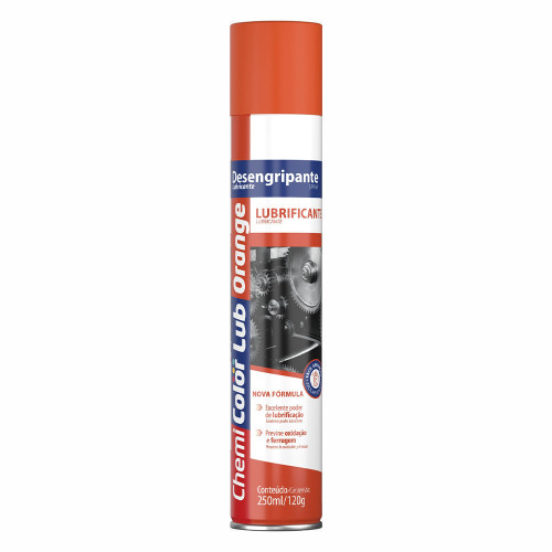 DESENGRIPANTE CHEMICOLOR LUB ORANGE 250ML - CX COM 12 PC
