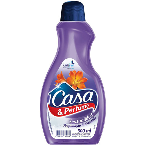 LIMPADOR PERFUMADO CASA & PERFUME 500ML SENSUALIDAD - CX COM 12 UN