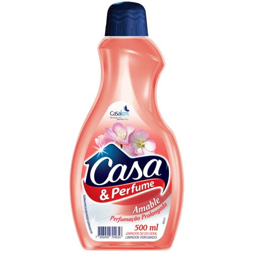 LIMPADOR PERFUMADO CASA & PERFUME 500ML AMABLE - CX COM 12 UN