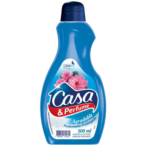 LIMPADOR PERFUMADO CASA & PERFUME 500ML AGRADABLE - CX COM 12 UN