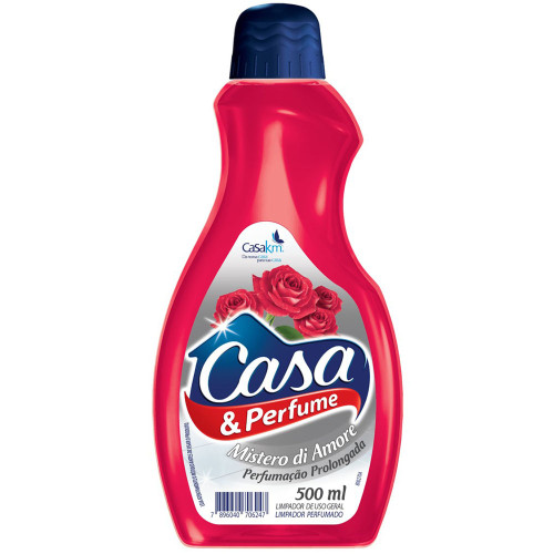 LIMPADOR PERFUMADO CASA & PERFUME 500ML MISTERO DI AMORE - CX COM 12 UN
