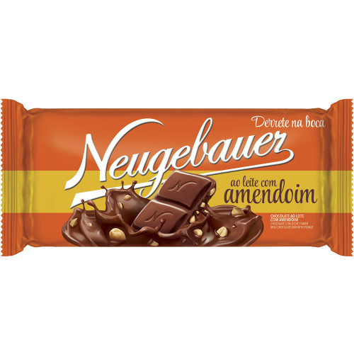 CHOCOLATE NEUGEBAUER 80GR AMENDOIM - DP COM 16 UN