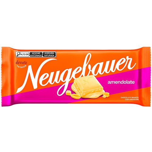 CHOCOLATE NEUGEBAUER BARRA 80GR AMENDOLATE - DP COM 16 UN