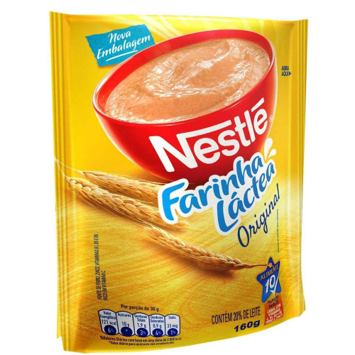 FARINHA LÁCTEA NESTLÉ SACHÊ 160GR - CX COM 24 UN