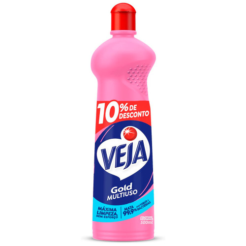 VEJA MULTIUSO 500ML FLORAL - CX COM 24 UN
