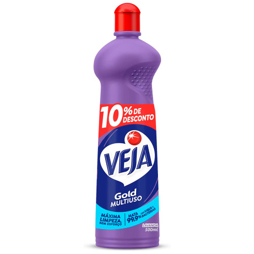 VEJA MULTIUSO 500ML LAVANDA - CX COM 24 UN