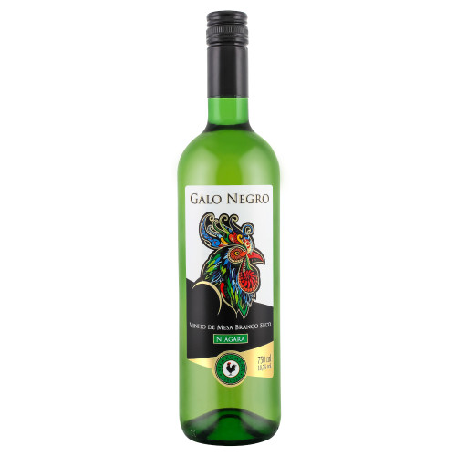 VINHO GALO NEGRO 750ML BRANCO SECO NIÁGARA - CX COM 6 UN