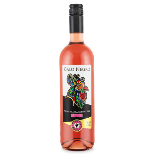 VINHO GALO NEGRO 750ML ROSADO SECO ROSÉ - CX COM 6 UN