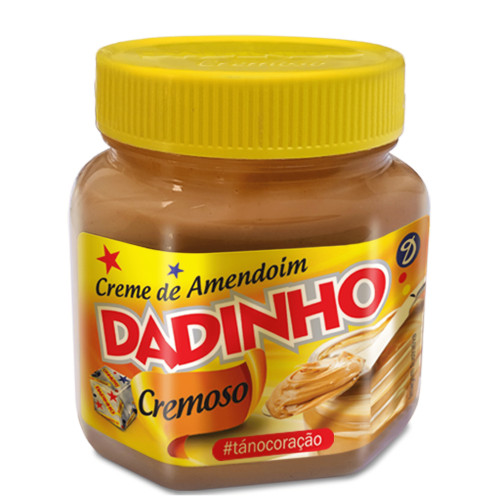 CREME DE AMENDOIM DADINHO CREMOSO 180GR POTE - UNIDADE 