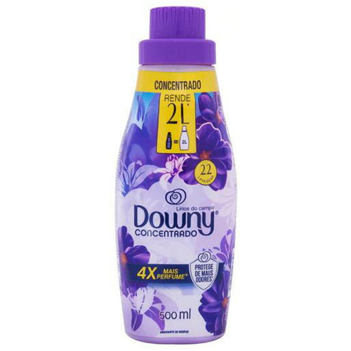 AMACIANTE DOWNY 500ML CONCENTRADO - LÍRIOS DO CAMPO CX COM 12 UN