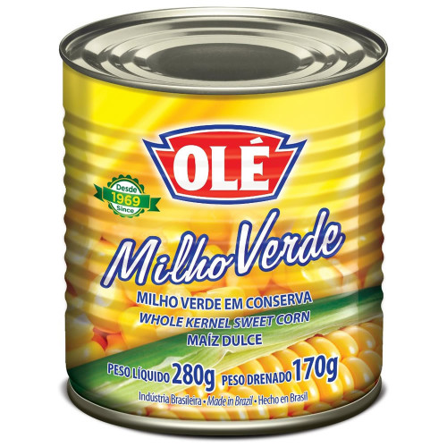 MILHO VERDE OLÉ LATA 170GR - CX COM 24 UN