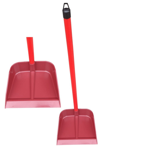 PÁ P/ LIXO PLÁSTICA CABO LONGO - PC COM 12 UN