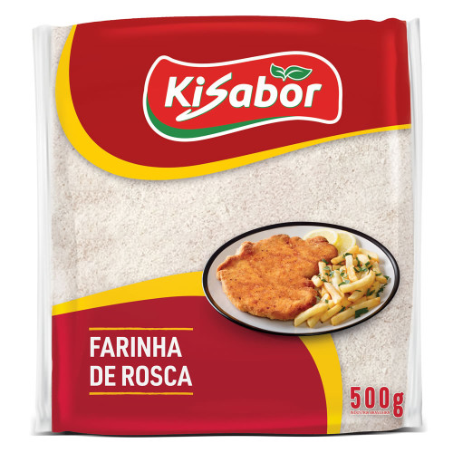 FARINHA DE ROSCA KISABOR 500GR - FD COM 12 UN