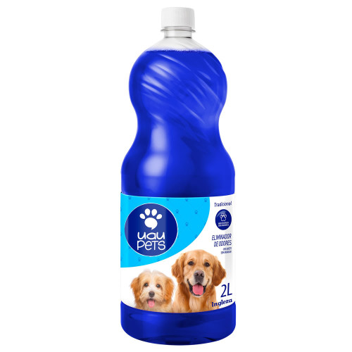 ELIMINADOR DE ODOR UAU PETS 2LT - TRADICIONAL CX COM 6 UN
