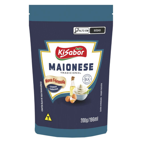 MAIONESE KISABOR SACHÊ 200GR - CX COM 24 UN